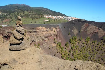 Stoff pro Meter San Antonio Vulkan auf La Palma Canarias © stefanmissing