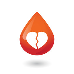 Blood drop icon