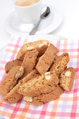 cantuccini et café