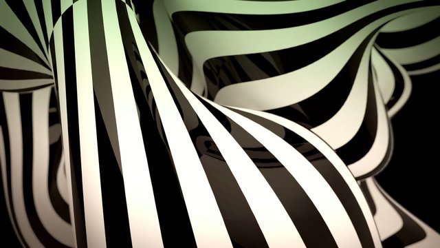 abstract black and white motion background with moving lines