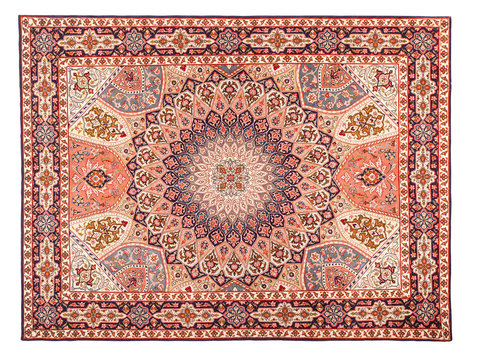 Rug. Classic Arabic Pattern. Asian Carpet Texture