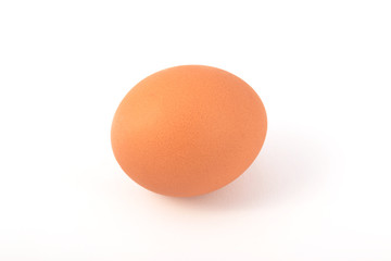 Egg and white background