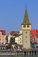 Obraz premium Lindau Mangenturm