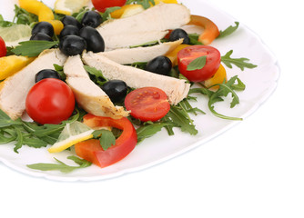 Fresh tasty chicken salad.