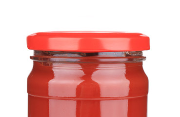 Bottle of tomato juice.