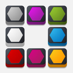 square button: polygon