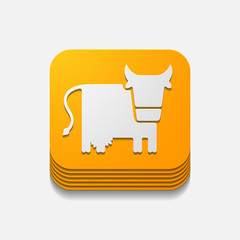 app concept: cow, agriculture