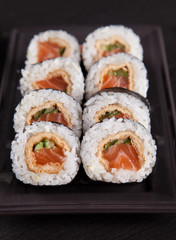 Japanese seafood sushi set