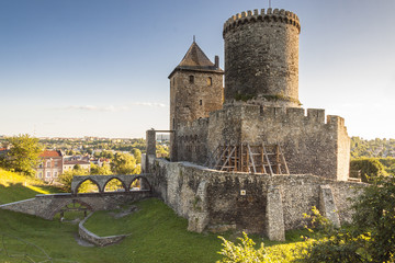 Medieval castle - Bedzin, Poland - obrazy, fototapety, plakaty