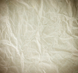Wrinkled recycle paper texture, eco concept.
