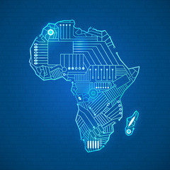 the continent of Africa