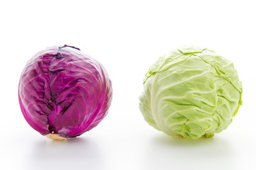 Obraz premium Cabbage isolated on white