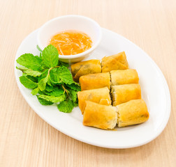 Fried spring rolls
