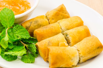 Fried spring rolls