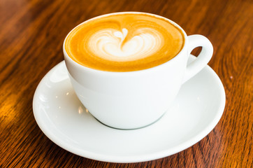 Latte coffee