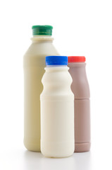 Milk isolated white background