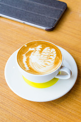 Latte coffee