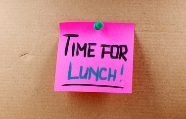 Time For Lunch Concept