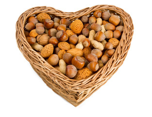 collection of shelled nuts