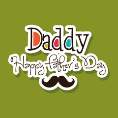 Naklejka premium Father's Day