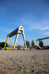 big crane background