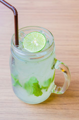 Mint lime soda