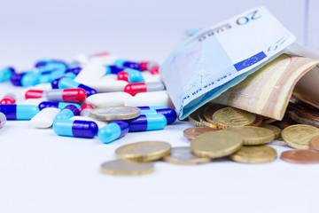 Money and pills