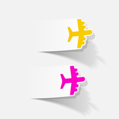 Obraz premium realistic design element: plane