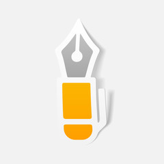 realistic design element: pen