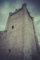 Medieval castle, spain architecture