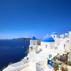 Fototapeta premium Grecja - Santorini (wioska Oia)