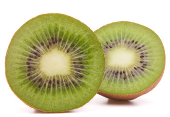 Fototapeta premium Sliced kiwi fruit half