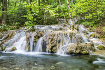 Small cascade on the river
