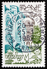 Postage stamp France 1981 Public Gardens, Vichy