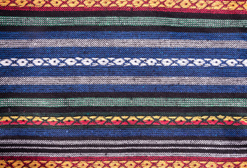 Colorful knitted pattern