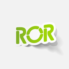 realistic design element: ROR