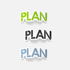 realistic design element: PLAN