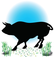 Bull Silhouette
