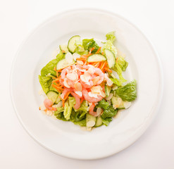 salad with shrimps