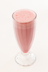 strawberry milk cocktail