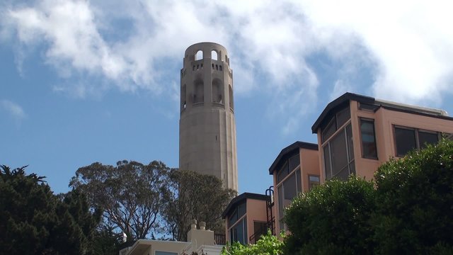 Coit Tower In San Francisco. California, USA.