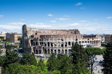 the coliseum in Rome