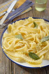 Pasta with Parmesan cheese