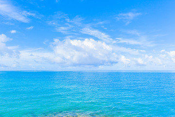 Sea and clouds in Okinawa