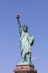 Obraz premium Statua Wolności na Liberty Island w Nowym Jorku