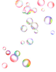 カラフルシャボン玉