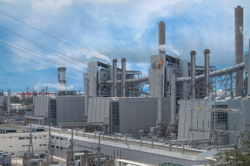 coal power station and cement plant