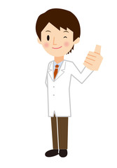 白衣の男性　いいね!