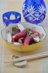 二十日大根の酢漬け