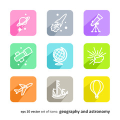 geography and astronomy